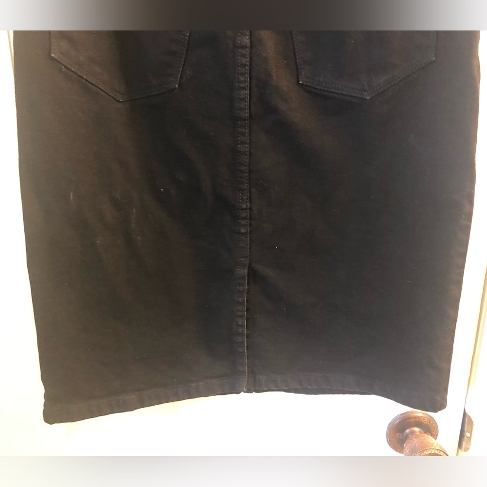 Ralph Lauren Black Denim Jean Skirt - Picture 8 of 11